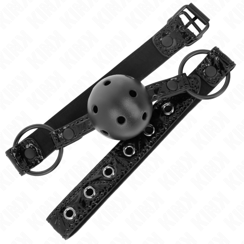 KINK - BOLA PADRÃO DIAMANTE 4,5 CM GAG MODELO 3 64,5 CM AJUSTÁVEL 42-60 CM - Imagem 2