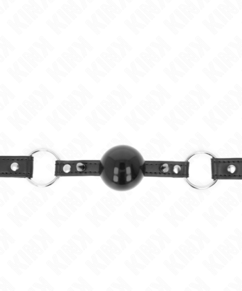 Visão alternativa de KINK - MORDAÇA BOLA 4 CM COM PONTA REBITE E SNAP LOCK 65 x 2 CM