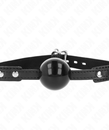KINK - BOLA TPE MACIA 4 CM GAG MODELO 3 60 x 2 CM AJUSTÁVEL 37-52 CM