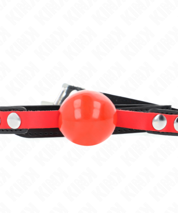 KINK - BOLA TPE MACIA 4 CM GAG MODELO 4 60 x 2 CM AJUSTÁVEL 37-52 CM