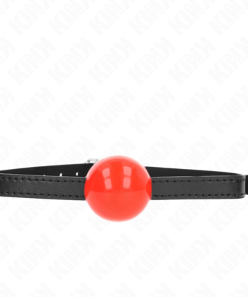 KINK - BOLA SIMPLES VERMELHA MORDAÇA 4 CM 65 x 1,5 CM