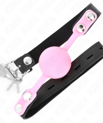 Visão alternativa de KINK - BOLA SILICONE LUMINOSA MORDAÇA 4 CM 60 x 2 CM