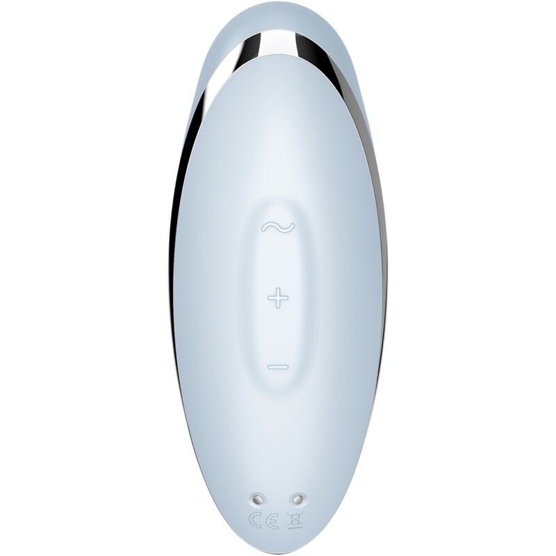 SATISFYER - TAP & CLIMAX 2 VIBRADOR & ESTIMULADOR AZUL - Image 5