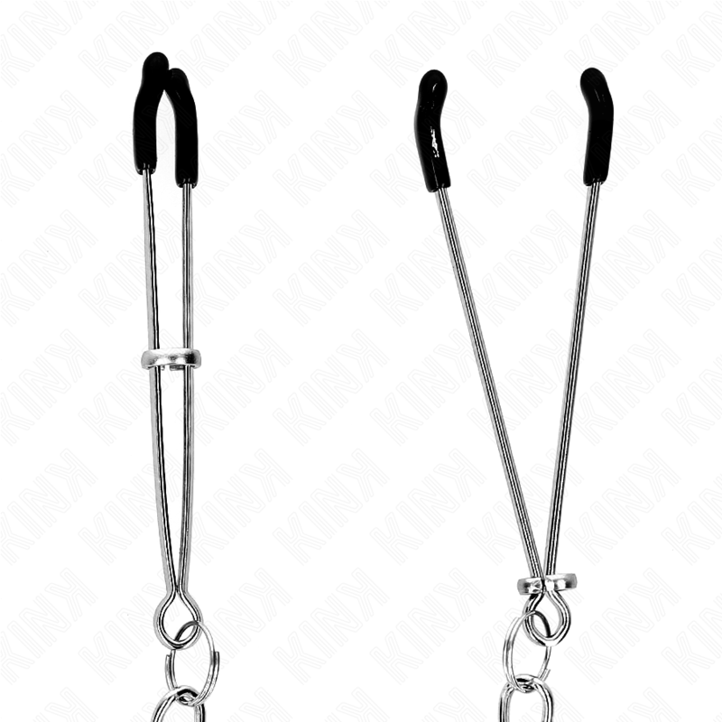 KINK - PINÇAS FINAS COM CORRENTE GROSSA 30 CM - Image 3