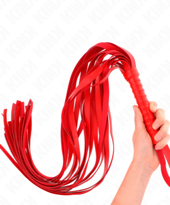 KINK - CHICOTE CABO CURTO VERMELHO 70 CM
