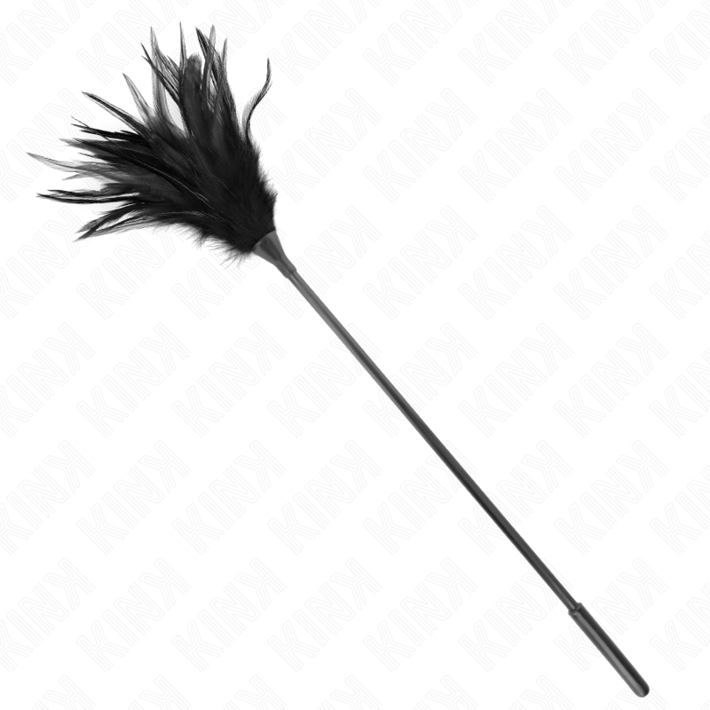KINK - MÚLTIPLAS PENAS DE CÓCEGAS PRETAS 45 CM - Image 2