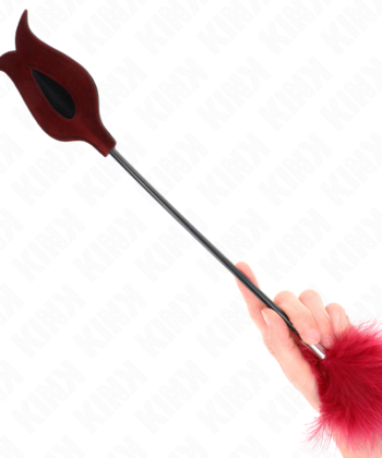 KINK - PENAS DE CÓCEGAS COM REMO FORMA DE ROSA 8 CM