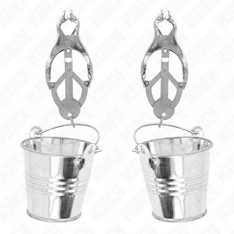 KINK - PINÇAS DE TREVO JAPONÊS COM BALDES PRATA - Image 4