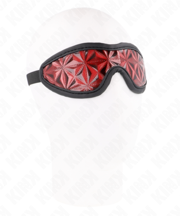 KINK - FAIXA DE CABEÇA PADRÃO DIAMANTE VERMELHO 20,5 x 6 CM