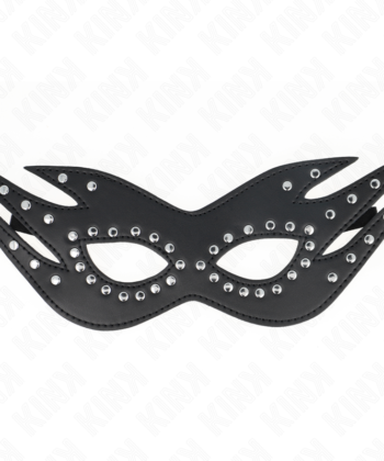Visão alternativa de KINK - MÁSCARA DE COURO COM REBITES MODELO 3 26 x 9,5 CM