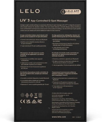 LELO - LIV™ 3 ESTIMULADOR G-SPOT ROSA - Imagem 4