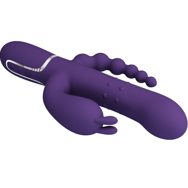PRETTY LOVE - CAMMY TRIPLO VIBRADOR MULTIFUNÇÃO 4 EM 1 ROXO - Image 5