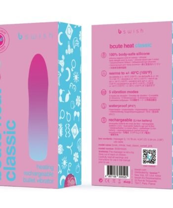 B SWISH - BCUTE INFINITE HEAT CLASSIC VIBRADOR AQUECÍVEL ROSA - Imagem 5