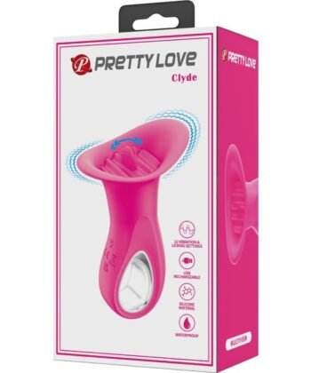 Visão alternativa de PRETTY LOVE - CLYDE VIBRADOR ORAL LÍNGUA VIBRANTE 12 VIBRAÇÕES ROSA
