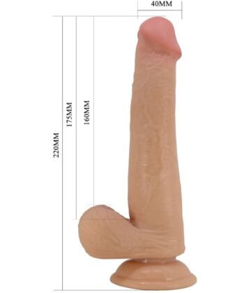 Visão alternativa de PRETTY LOVE - DILDO REALISTA ALTO 22 CM CARNE