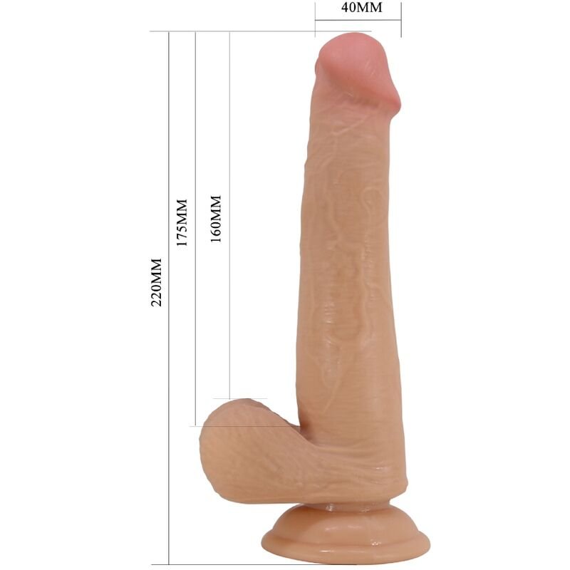 PRETTY LOVE - DILDO REALISTA ALTO 22 CM CARNE - Image 2