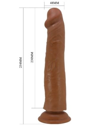 PRETTY LOVE – Dildo realista Sharife 25 CM castanho - Image 5