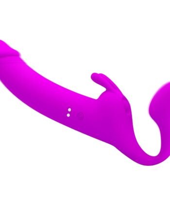 PRETTY LOVE - ZANINI STRAPLESS STRAP-ON 10 VIBRAÇÕES ROXO