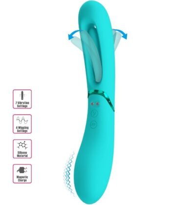ROMANCE - VIBRADOR LEXIE G-SPOT 7 VIBRAÇÕES AZUL
