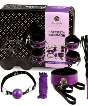 Visão alternativa de SECRETPLAY - BDSM SET 8PCS PURBLE / BLACK.