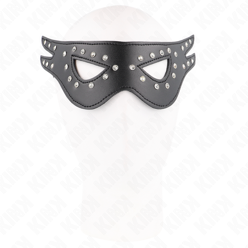 KINK - MÁSCARA DE COURO SEXY MODELO 2 27 x 13 CM - Imagem 3