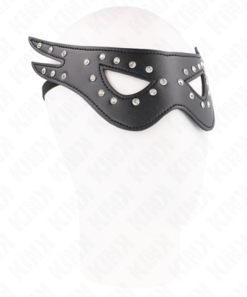 KINK - MÁSCARA DE COURO SEXY MODELO 2 27 x 13 CM