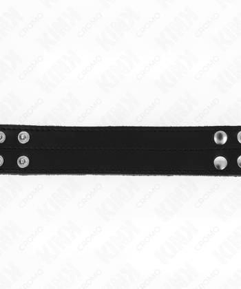 Visão alternativa de KINK - ANEL DE COURO PARA PÊNIS COM FECHO DE PRESSÃO 18,5 X 3,3 CM
