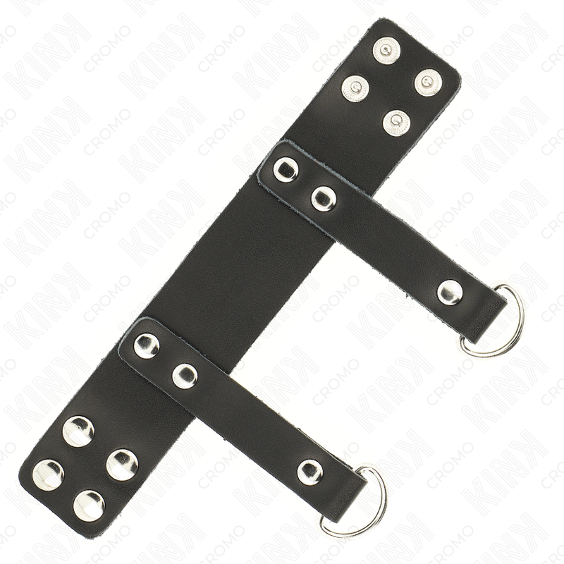 KINK - ANEL PARA PÊNIS COM ANÉIS EM FORMA DE "D" 18,5 X 3,3 CM - Imagem 3
