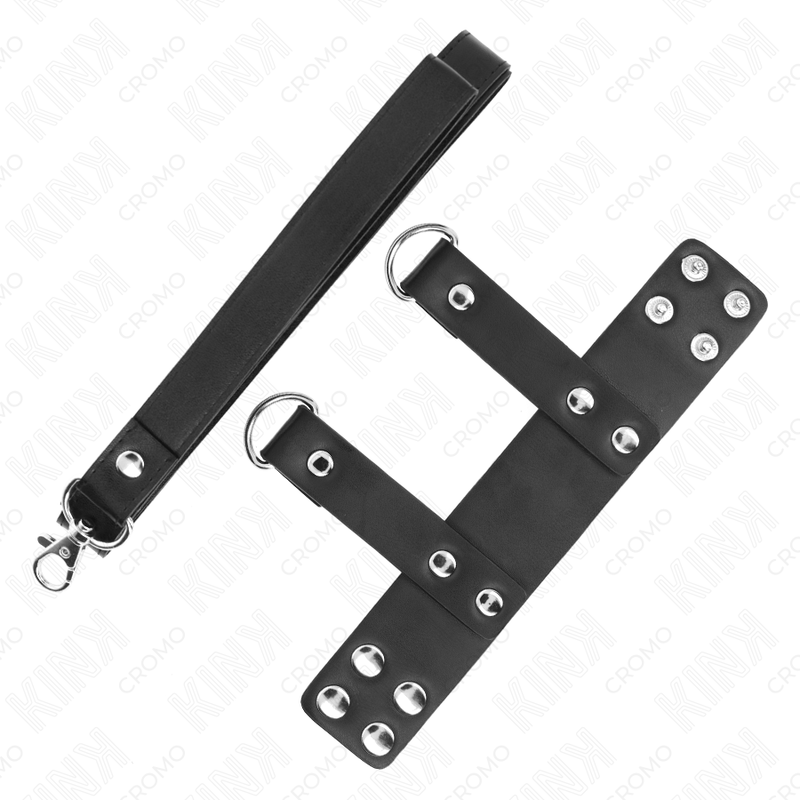 KINK - ANEL PARA PÊNIS COM TIRA DE COURO AJUSTÁVEL - Imagem 2