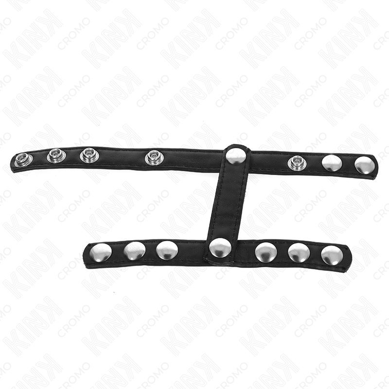 KINK - ANEL PARA PÊNIS COM 3 TIRAS DIVISORAS DE BOLAS AJUSTÁVEIS - Image 2