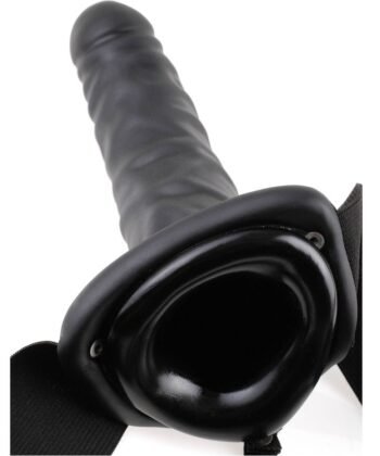 Visão alternativa de FETISH FANTASY SERIES - ARNÉS HUECO 19 CM NEGRO