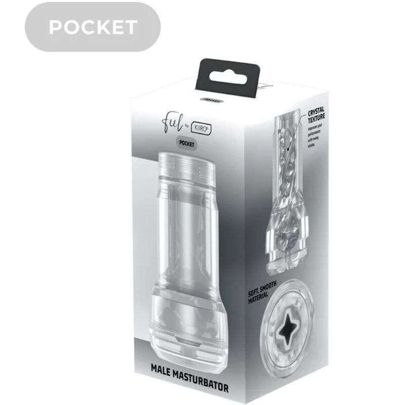 KIIROO - FEEL POCKET STROKER CRYSTAL POR KIIROO TRANSPARENTE - Image 5
