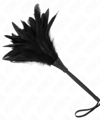 Visão alternativa de KINK - PENAS DE FRANGO EM FORMA DE CHIFRE BLACK MAIDS 36 CM