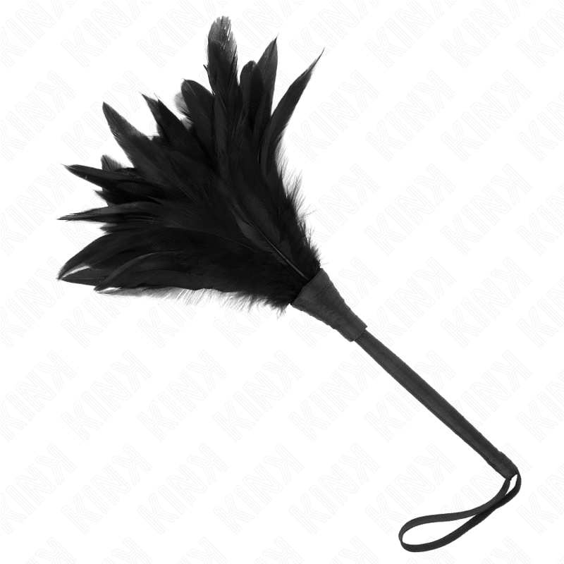 KINK - PENAS DE FRANGO EM FORMA DE CHIFRE BLACK MAIDS 36 CM - Image 2