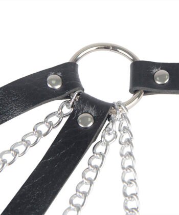 SUBBLIME - 953713 PUNK BONDAGE CINTO FIVELA DE METAL PRETO TAMANHO ÚNICO - Imagem 5
