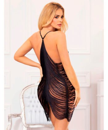Visão alternativa de SUBBLIME - 954222 VESTIDO DE ALÇAS + TANGA PRETO S/M