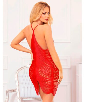Visão alternativa de SUBBLIME - 954253 VESTIDO DE ALÇAS + TANGA VERMELHO L/XL