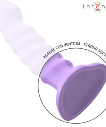 INTENSE - VIBRADOR BRENDA TAMANHO M DESIGN ESPIRAL 10 VIBRAÇÕES ROXO COMANDO À DISTÂNCIA - Imagem 4