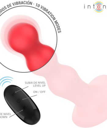 INTENSE - CODY VIBRADOR COM VENTOSA VERMELHO COMANDO À DISTÂNCIA - Image 5