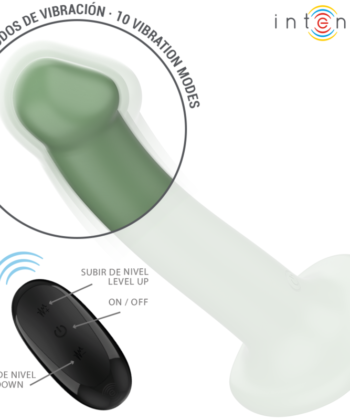 INTENSE - VIBRADOR BECCA COM VENTOSA 10 VIBRAÇÕES VERDE COMANDO À DISTÂNCIA - Image 3