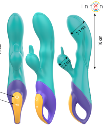 INTENSE - FRED RABBIT VIBRADOR AZUL - Image 4