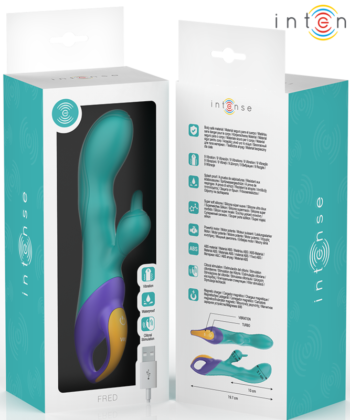 INTENSE - FRED RABBIT VIBRADOR AZUL - Image 5