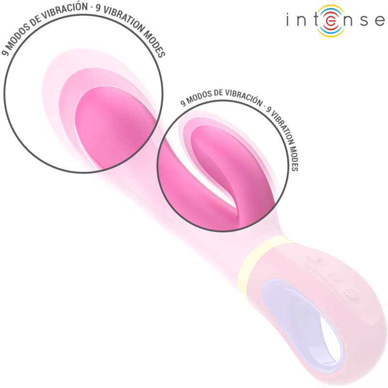 INTENSO - VIBRADOR DE COELHO ROSA DAPHNE - Imagem 2