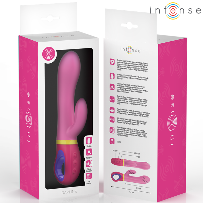 INTENSO - VIBRADOR DE COELHO ROSA DAPHNE - Imagem 5
