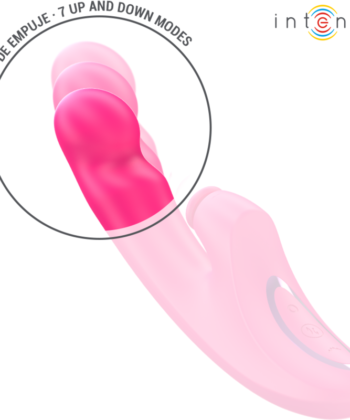 INTENSE - VIBRADOR EMI 13,5 CM MULTIFUNCIONAL 3 EM 1 10 VIBRAÇÕES ROSA - Image 2