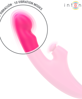 INTENSE - VIBRADOR EMI 13,5 CM MULTIFUNCIONAL 3 EM 1 10 VIBRAÇÕES ROSA - Image 3