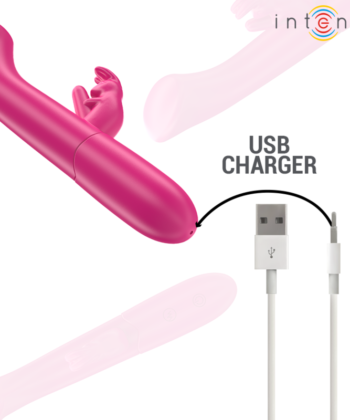 Visão alternativa de INTENSE - JULIETA RABBIT VIBRADOR 18,6 CM 10 VIBRAÇÕES ROSA