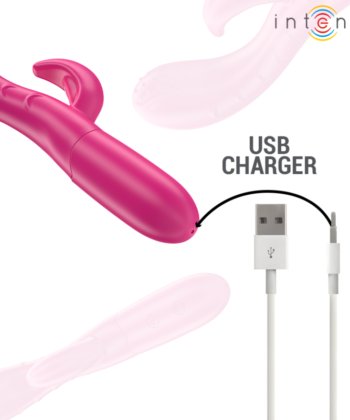 INTENSE - AMARA VIBRADOR COM LÍNGUA ESTIMULANTE 10 VIBRAÇÕES ROSA - Image 4
