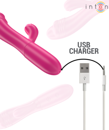 INTENSE - IVY VIBRADOR FLEXÍVEL 10 VIBRAÇÕES COM LÍNGUA ESTIMULANTE ROSA - Image 4