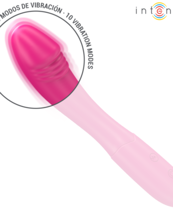 INTENSE - BELINDA VIBRADOR 19 CM FLEXÍVEL 10 VIBRAÇÕES ROSA - Imagem 3